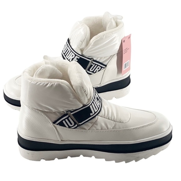 Juicy Couture Shoes - JUICY COUTURE Veronica White Black Snow Moon Boots Size 9 Medium NEW